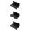 3Pcs Space-Saving Black Plastic Shelf for Model Parts Storage 8