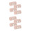 8Pcs Durable Khaki Elastic Athletic Support Tape with Metal Hooks 9