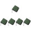 5Pcs Compact Green Cd Carrying Case Safe Oxford Cloth Organizer 7