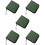 5Pcs Compact Green Cd Carrying Case Safe Oxford Cloth Organizer 10