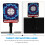 3Sets Blue Electronic Target for Game Training Auto Return Feature 4