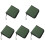 5Pcs Compact Green Cd Carrying Case Safe Oxford Cloth Organizer 4