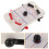 2Pz Puck Hockey Inline Bianco Giochi Tavolo 8