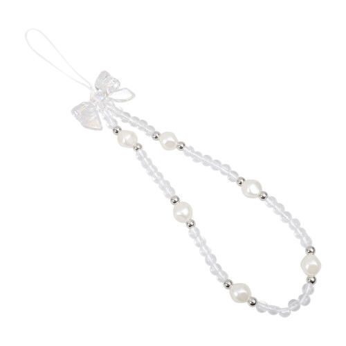 4Pz Strap Polso Con Finte E Fiocco Trasparente Per