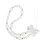 4Pz Strap Polso Con Finte E Fiocco Trasparente Per 3