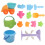 28Pz Set Giocattoli Mare Bambini Materiale Tpr Ecologico 2