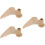 3Pz Paddle Antiaderenti in Alluminio Per Friggitrice Pane 9