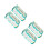 2Pcs Practical Disposable Foot Wipes Soft Thick Absorbent Spa Towels 9