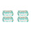 2Pcs Practical Disposable Foot Wipes Soft Thick Absorbent Spa Towels 8