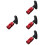 4Pz Strumenti Per Gap Alluminio Rosso 7