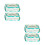 2Pcs Practical Disposable Foot Wipes Soft Thick Absorbent Spa Towels 6
