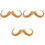 3Pz Set Barba E Realistici in Tessuto Per Costume E Party 4