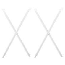 10Pz Asta Per Tende Veneziane 100% PP Bianca Decorativa E