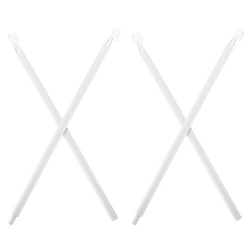 10Pz Asta Per Tende Veneziane 100% PP Bianca Decorativa E