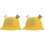 2Pz Cartone Orso Cappello Larghe 2