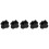 5Set Set Sliders E Puck Hockey ABS Nero Per Uso Party E Ricambio 11
