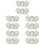 10Pz Clip Per Decorazione Scarpe Sposa E 7