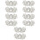 10Pz Clip Per Decorazione Scarpe Sposa E 8