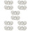 10Pz Clip Per Decorazione Scarpe Sposa E 9