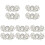 10Pz Clip Per Decorazione Scarpe Sposa E 3