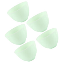 25Pz Ciotole Silicone Per Maschere Viso Verde Strumento Multiuso Spa