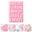 Stampo Silicone Lettere Rosa Per Biscotti Cioccolato E Dessert 6