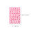 Stampo Silicone Lettere Rosa Per Biscotti Cioccolato E Dessert 2