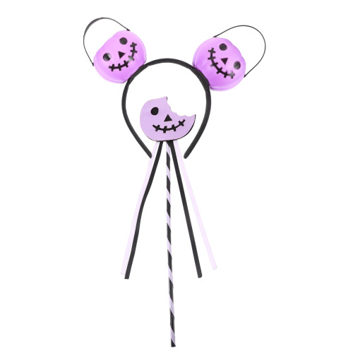4Set Cerchietti E Bacchette Viola Tema Halloween Per Cosplay E Party 2