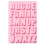 Stampo Silicone Lettere Rosa Per Biscotti Cioccolato E Dessert 3