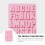 Stampo Silicone Lettere Rosa Per Biscotti Cioccolato E Dessert 8