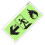 Décor Mural Sortie De Secours PVC Noir Stickers 2