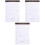 3Szt Notes Planer Codzienny Kolorowy Na Notatki Domowe 5