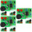 9Conjuntos Kit De Treinamento Soldagem Circuito Flash DIY Verde 8