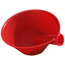 2Pcs Ergonomic Red Plastic Garden Ladle Scoop for Reliable Watering