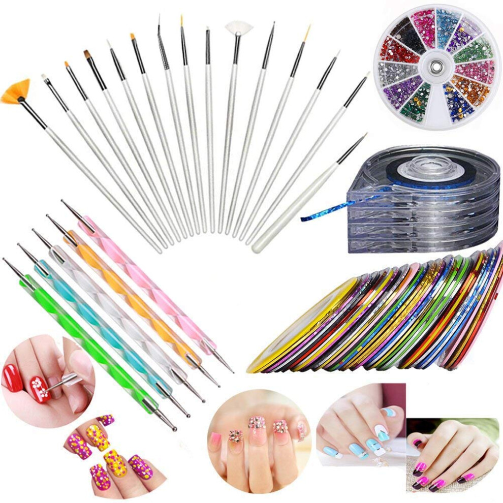 Salon-Quality Nail Art Kit, Your Complete Nail Design Toolbox for Unforgettable Manicures