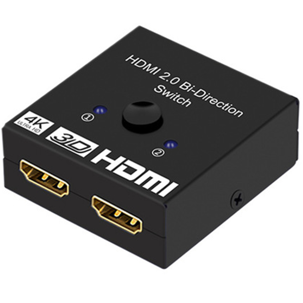 Superior Quality Hdmi Switch Bi-Directional With Manual Switching 4K Ultra Hd Fast And Stable Transmission 9128293889551