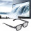 3D Glasses for Home Theater, High-tech Light-speed Lcd Shutter Technology Passive 3D Glasses for Improved Hd Resolution & Sharpness, Compatible with 8