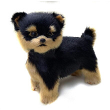 Lifelike Interactive Toy, Realistic Yorkie Dog with Soft Huggable Materials, Award-Winning Quality, Perfect Gifts for Dog Lovers, Companion Pet for