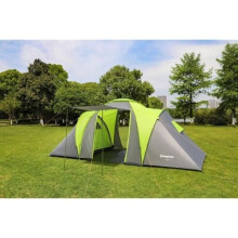 KINGCAMP Tenda de camping familiar para 4 pessoas TEMI - 2 quartos - impermeabilidade 2000mm