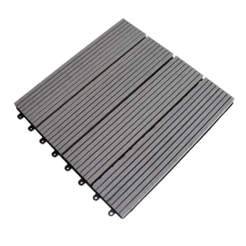 Gartenplatte - 30 x 30 x 2 cm - Stein - Grau - Quadrat