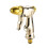 Verstelbare sproeipatronen in messing - Suan - 16,3 cm - Gele kleur 1