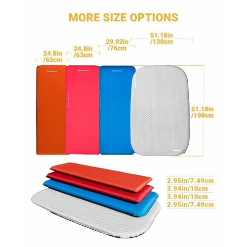 KINGCAMP MATELAS GONFLABLE DELUXE DOUBLE - Dim : 198  130  7.5cm 2