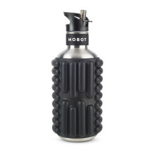 Bouteille de sport - MOBOT - 1,2 Litres - Noir - RevĂŞtement Trigger point - Mixte