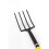 Tuinspade - Suan - 4 tanden - Handvat van glasvezel - Comforthandgreep 2