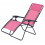 Sillón reclinable de jardín - O'Colors - Multi posiciones - Rosa 1