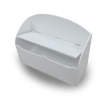 Cofre para brinquedos - DEMEYERE - Tesouro - MDF laqueado branco - 69.5 x 54.3 x 29.5 cm