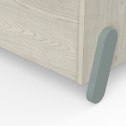 Commode - Demeyere - Ilian - 2 tiroirs - Style scandinave - Couleur beige 2