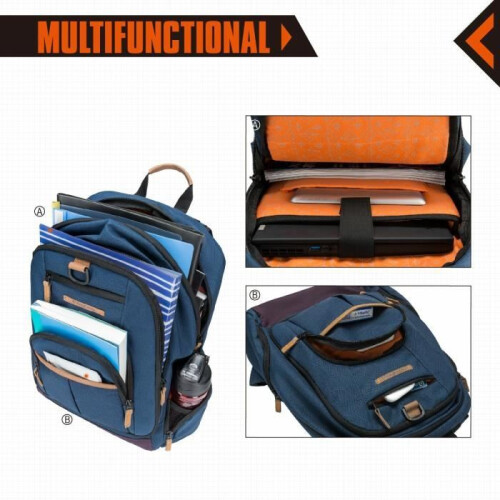 Sac à dos - Kingcamp - Arches - Bleu - 35 x 15 x 48 cm - Ventilation optimale 2