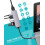 Προηγμένος διανομέας USB C με προσαρμογέα HDMI Ultra HD, ανθεκτικό κέλυφος από κράμα 2