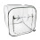 Serra POP UP per giardino - Suan - 100 x 100 x 100 cm - Trasparente - Bianco 2